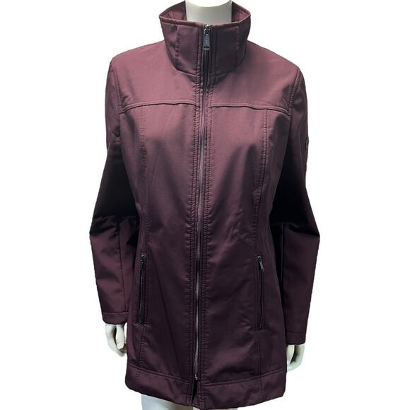 Burgundy Andrew Marc Lightweight Jacket - Size Large - Picture 11 of 11